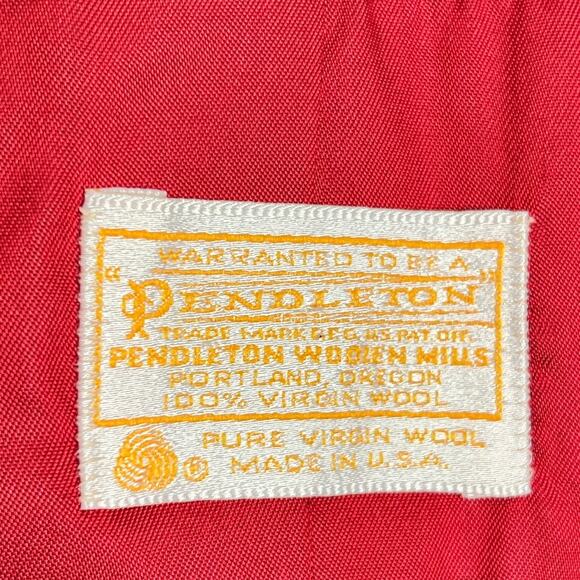 Pendleton Wool One Button Blazer Jacket Red Size Small - Picture 5 of 11